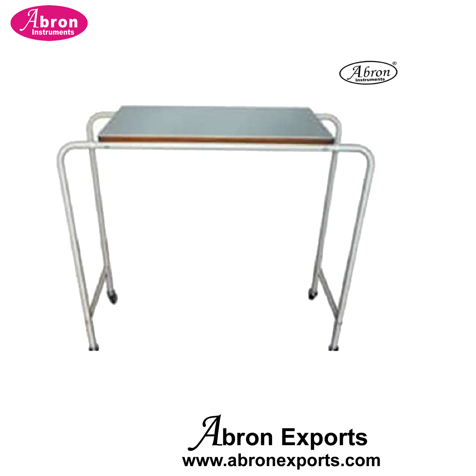 Furniture Overbed Table Multipurpose Trolley Steel Frame Tabletop for Patients and Hospital Bed Abron ABM-2351S 